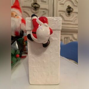 1970’s fitz & Floyd Santa match holder guc